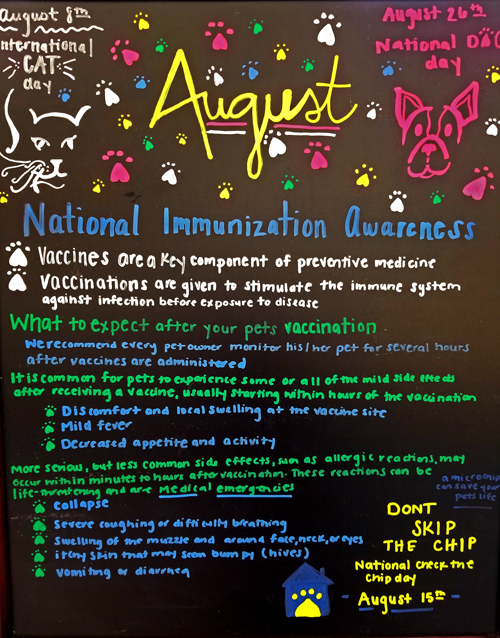 National Immunization Awareness in August