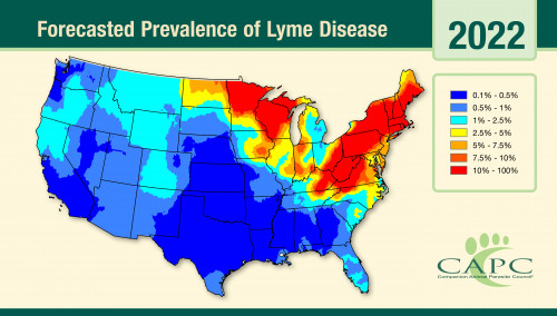 2022 prevalence of Lyme disease